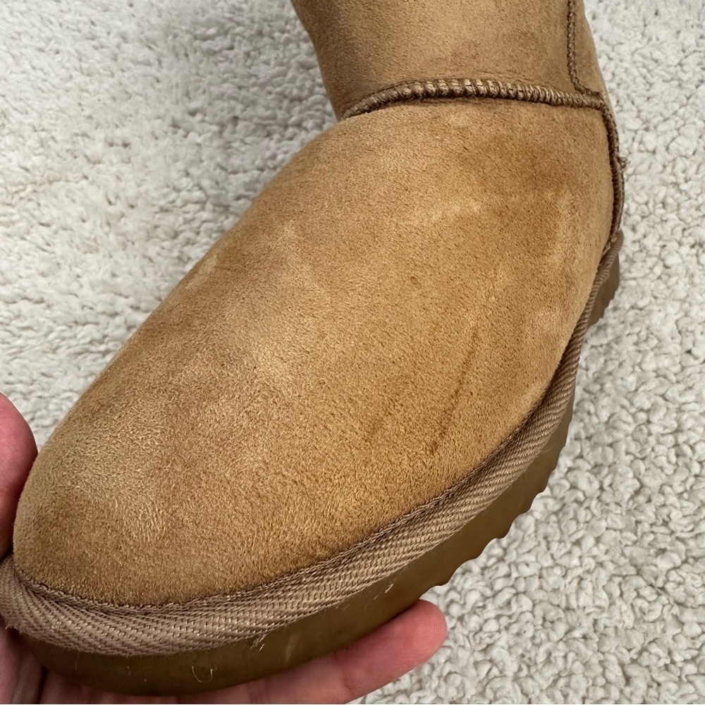 Warmbat Tan Sheepskin Boots Women’s Size 11 - Picture 3 of 10